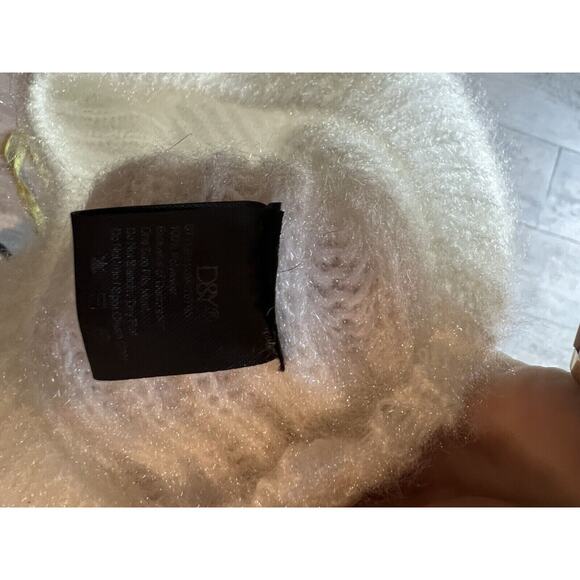 D&Y David & Young Women's Knit Hat Winter White Pom Pom Slouchy Beanie Cute - Picture 5 of 5